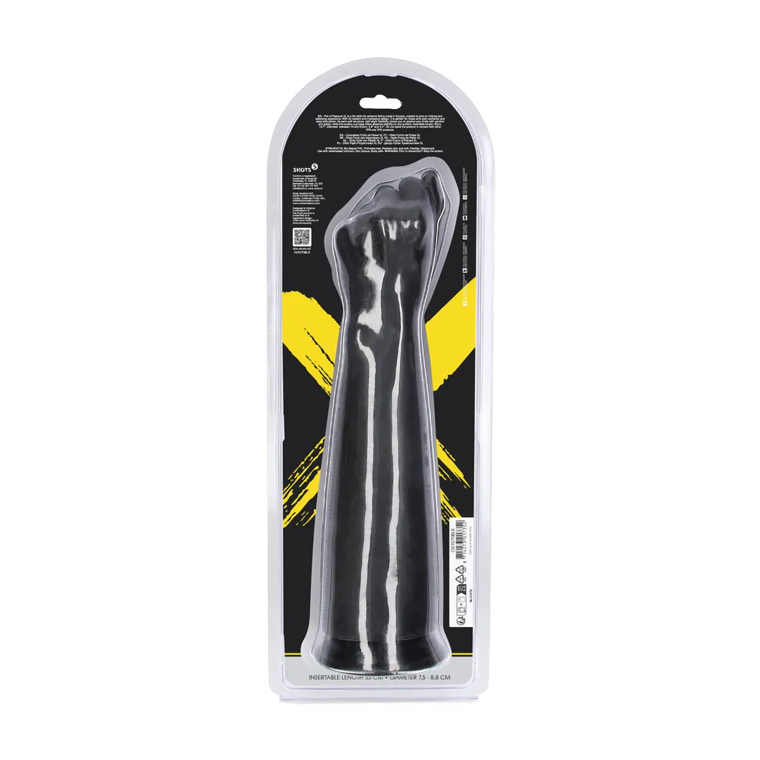 Fist of Pleasure XL - Fist Dildo - 1336 gr / 35 cm - Black
