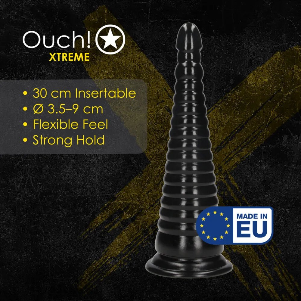 Twisted Vortex - Anal Plug - 1008 gr / 30 cm - Black