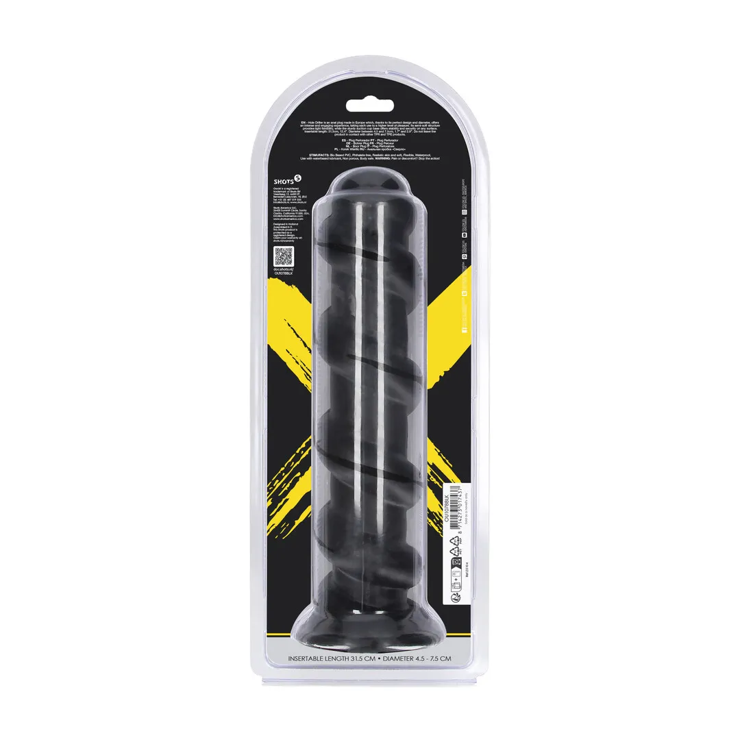 Hole Driller - Anal Plug - 1068 gr / 31,5 cm - Black