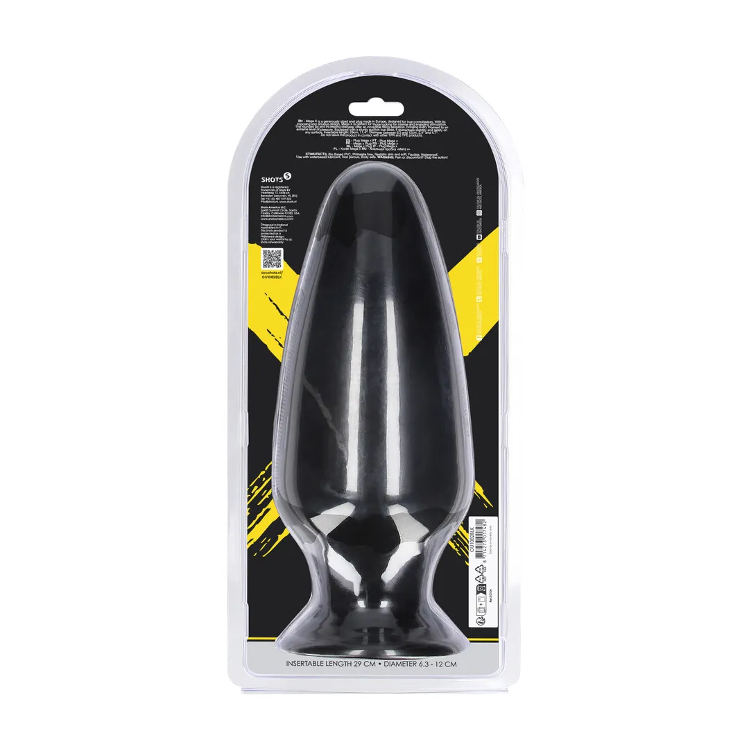 Mega X - Anal Plug - 2307 gr / 29 cm - Black