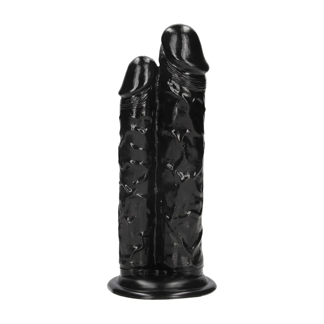 Double Titan - Realistic Double Dildo - 824 gr / 24,5 cm - Black
