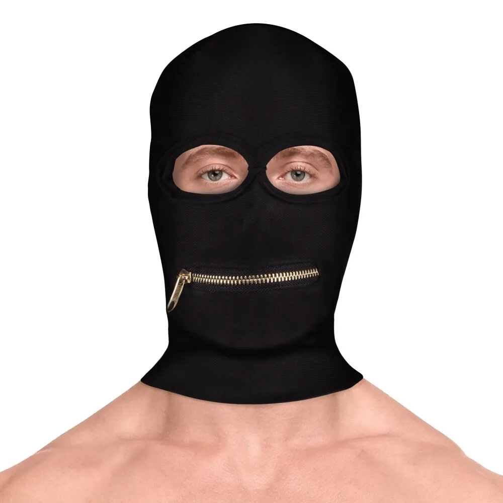 Extreme Zipper Mask met Mond Rits