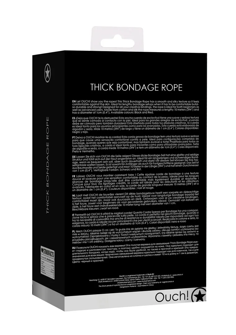 Dikke Bondage Touw - 10 m