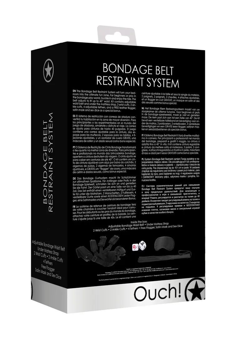 Bondagegordel Beperkingssysteem