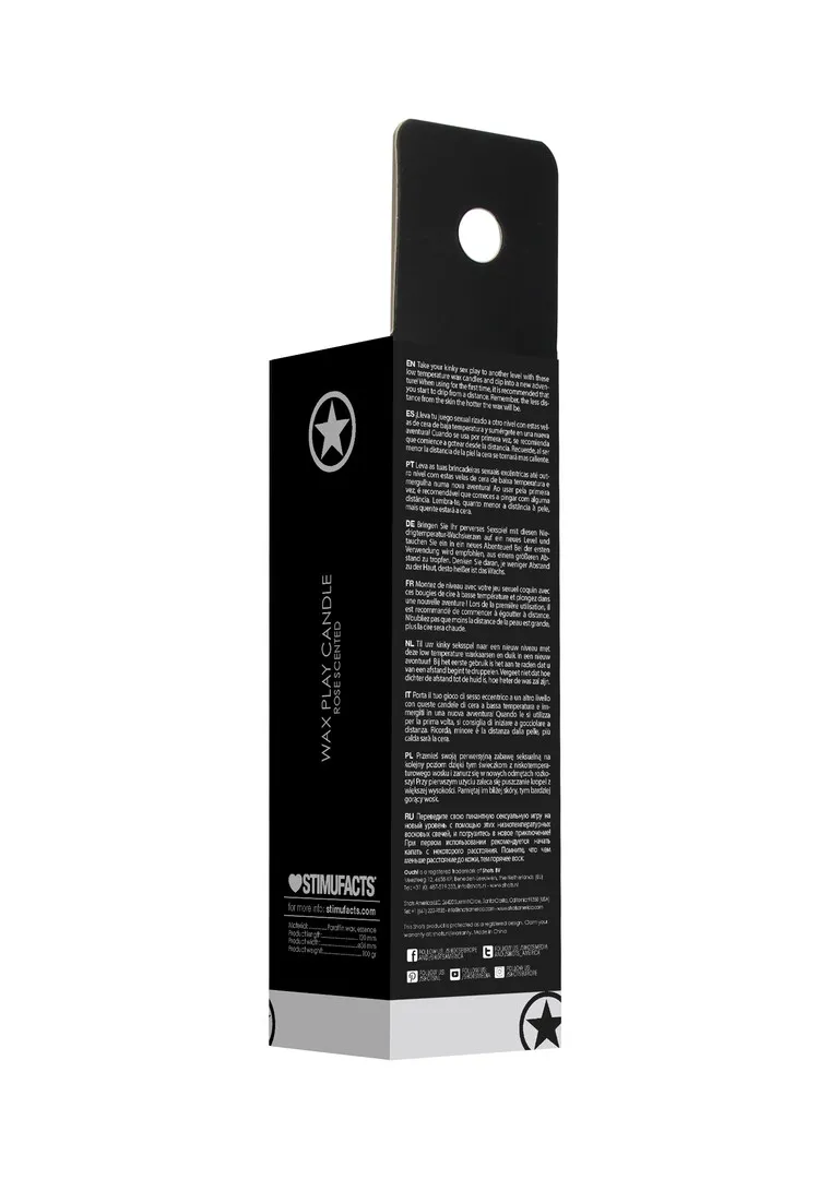 Wax Play Kaars - Rozengeur