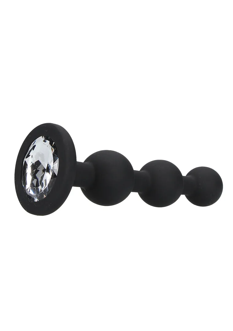 Silicone Beaded Diamond Buttplug