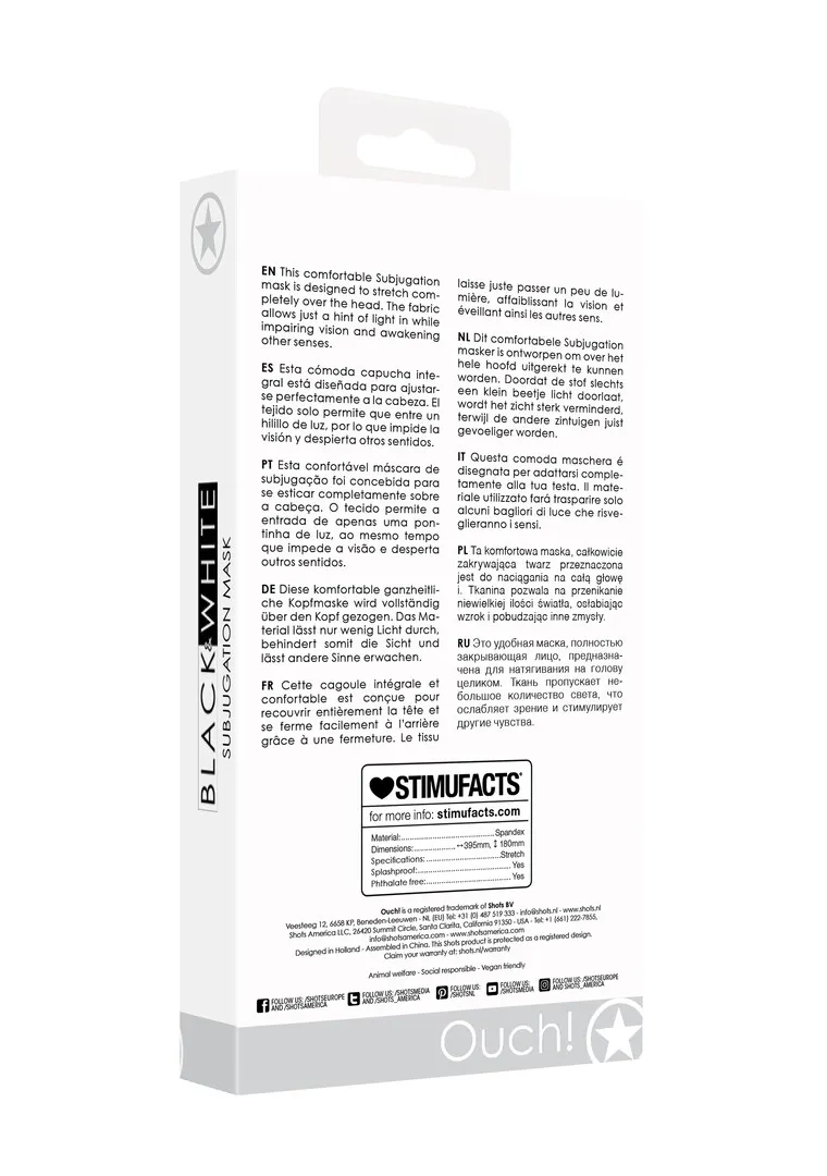 Onderwerping Masker