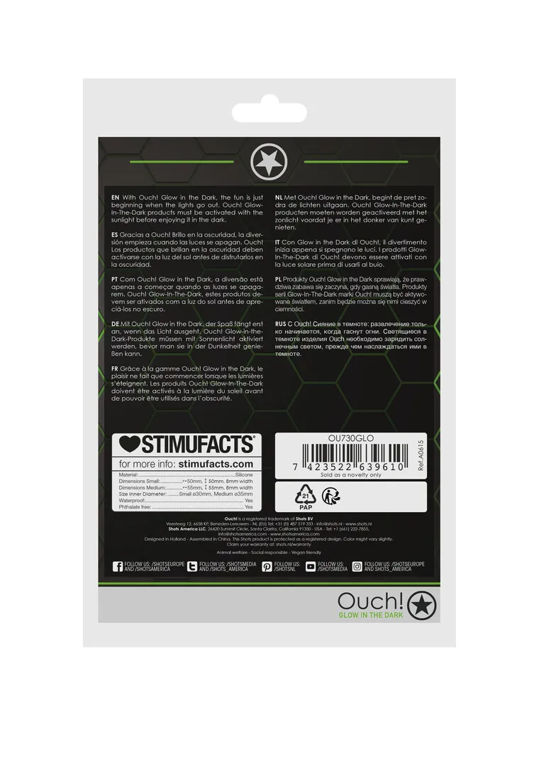 Cockring Set - Glow in the Dark - 2 Stuks