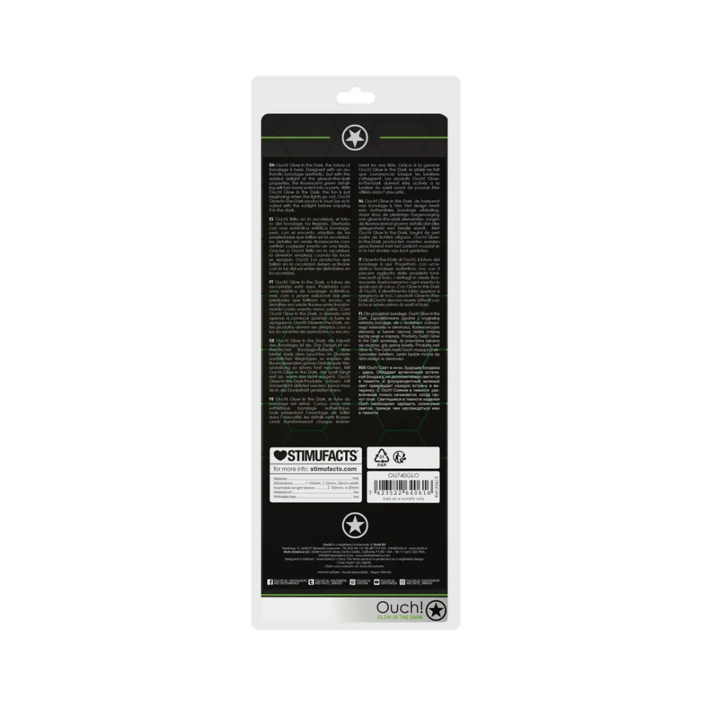 Zachte, Rekbare Penis Sheath - Glow in the Dark