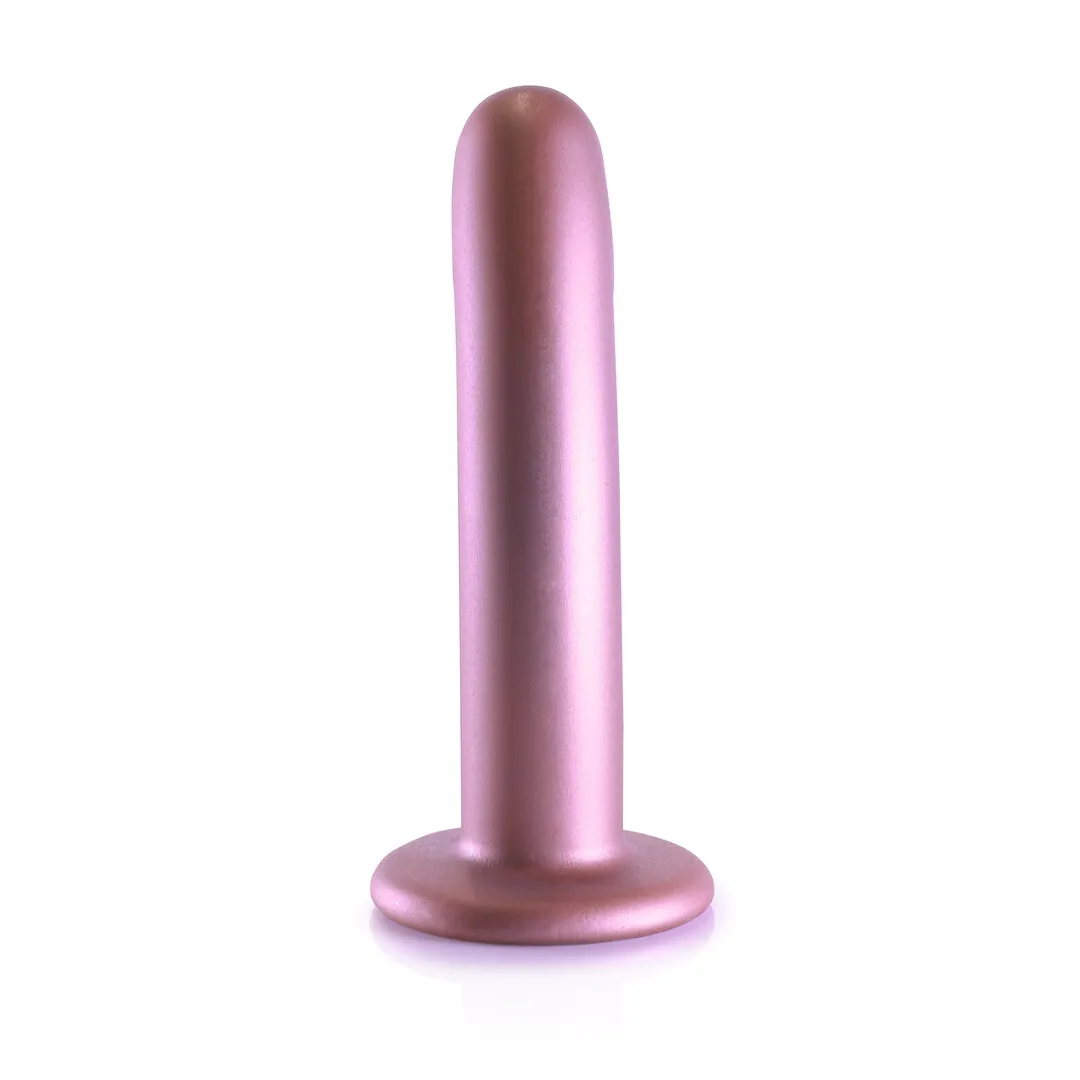 Glad Silicone G-Spot Dildo - 6'' / 14,5 cm - Rose Gold