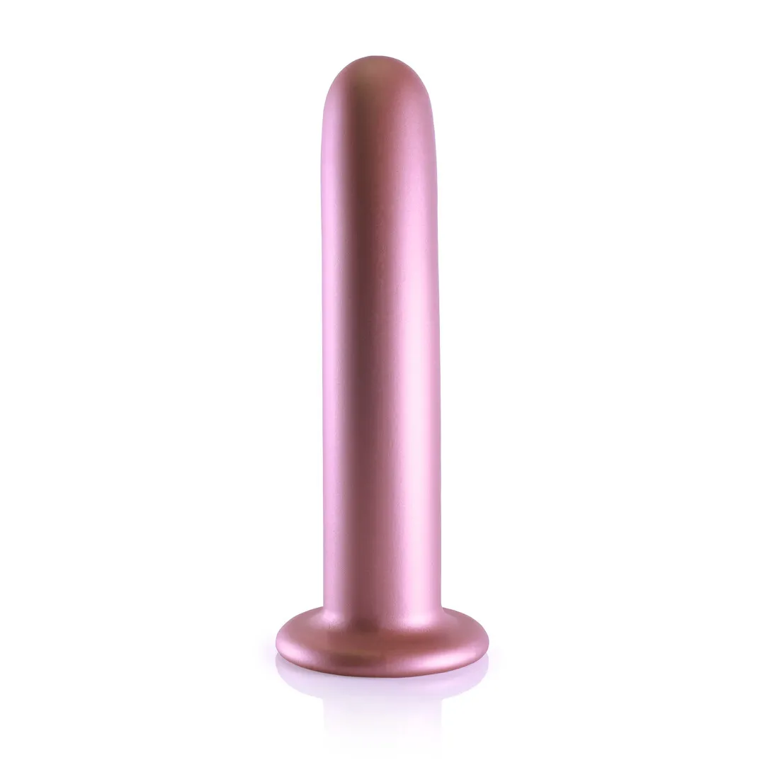 Zachte Silicone G-Spot Dildo - 7'' / 17 cm - Roségoud