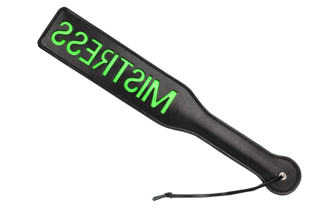 Mistress Paddle - Glow in the Dark - Neon Groen