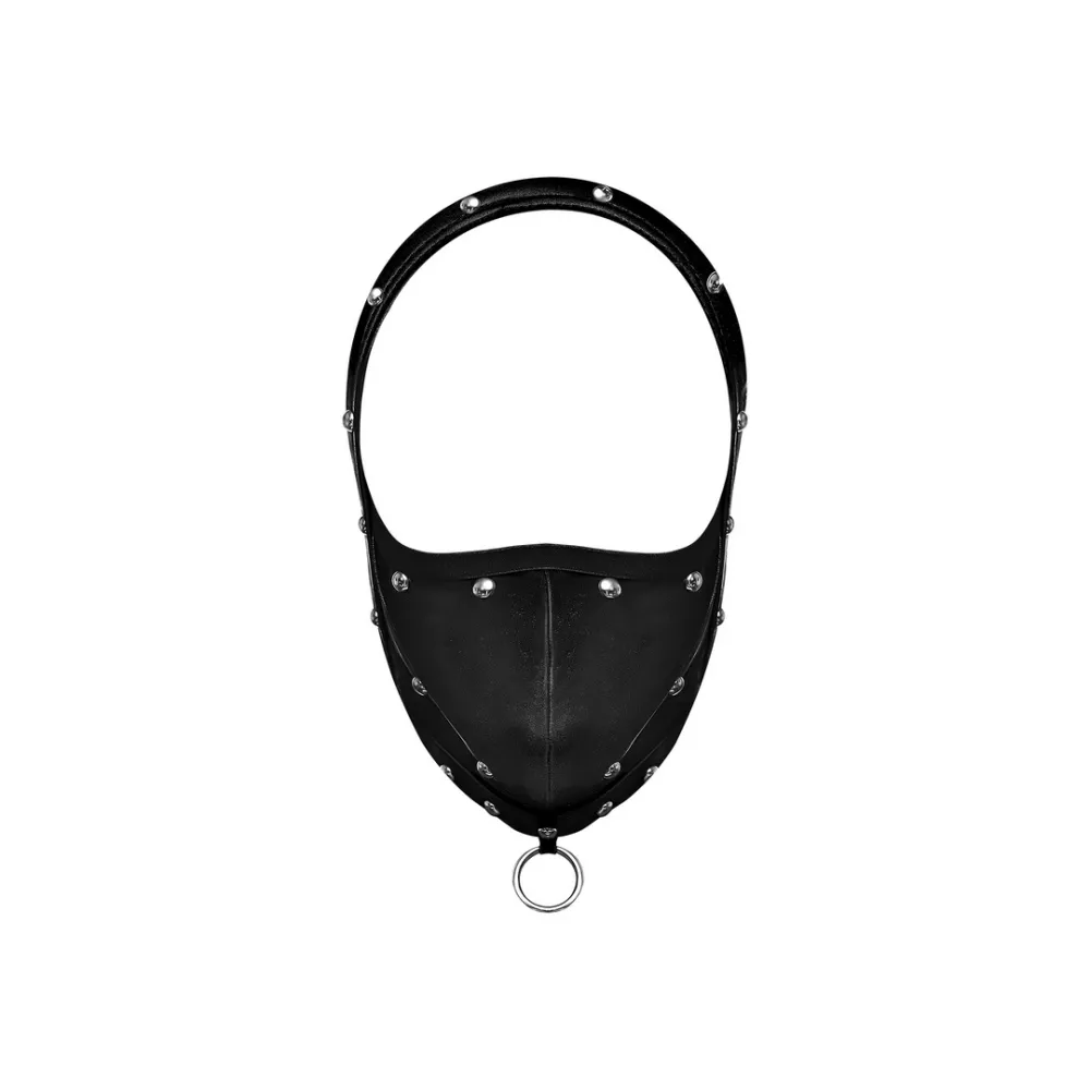 Triton - Masker met Verstelbare Nek en Voorring - Eén Maat - Zwart