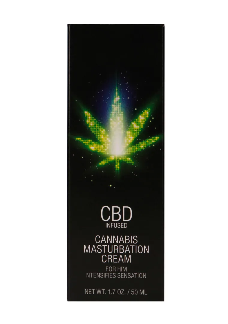 CBD Cannabis Masturbatiecrème voor Hem - 2 fl oz / 50 ml