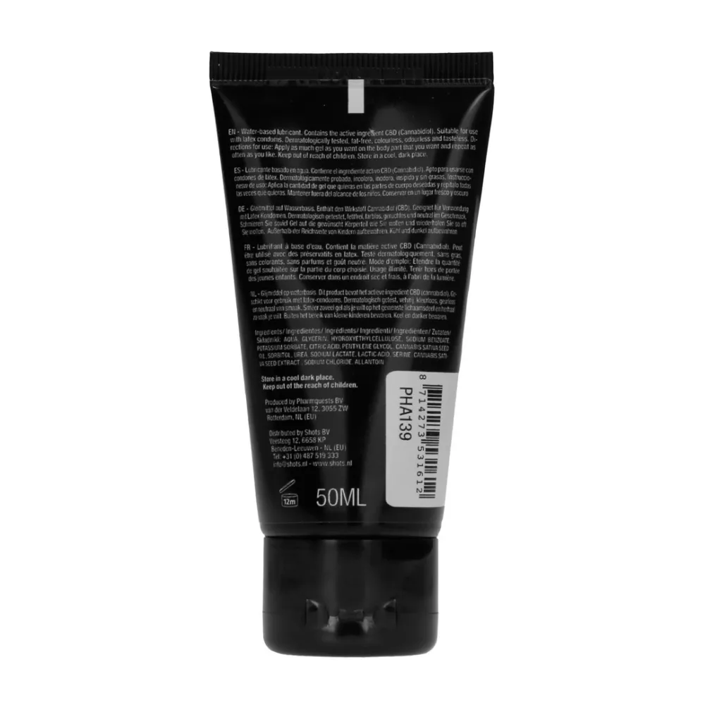 CBD Cannabis Waterbased Glijmiddel - 2 fl oz / 50 ml