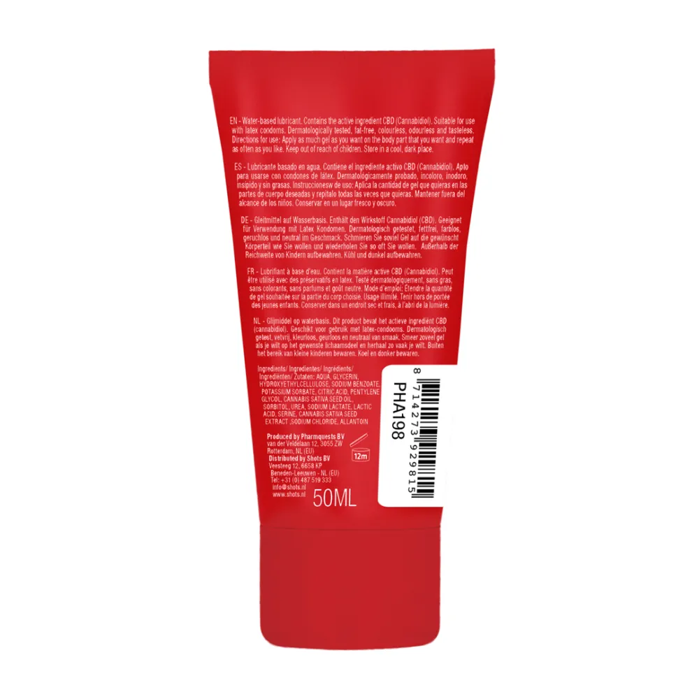 Originele CBD uit Amsterdam - Waterbasis Glijmiddel - 2 fl oz / 50 ml