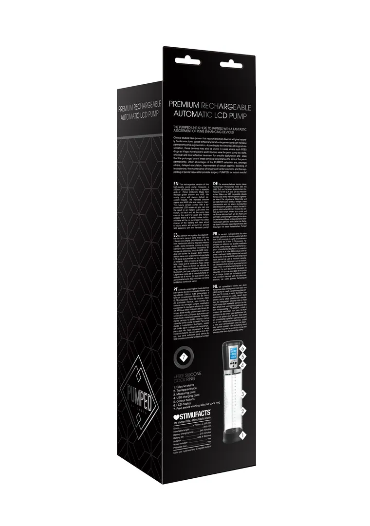 Premium Oplaadbare Automatische LCD Pomp