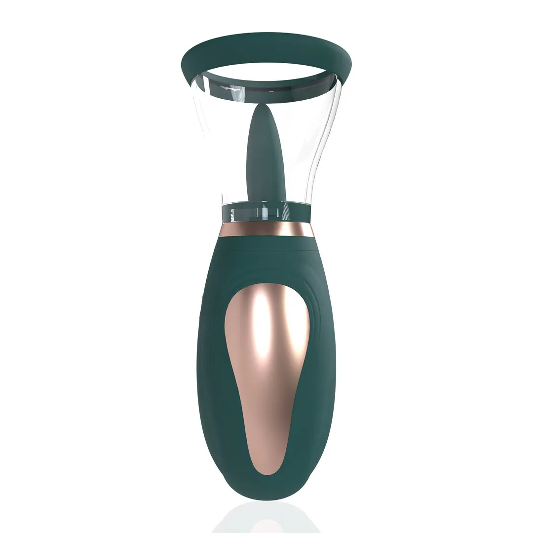 Enhance - Oplaadbare Vulva- en Borstpomp - Bosgroen