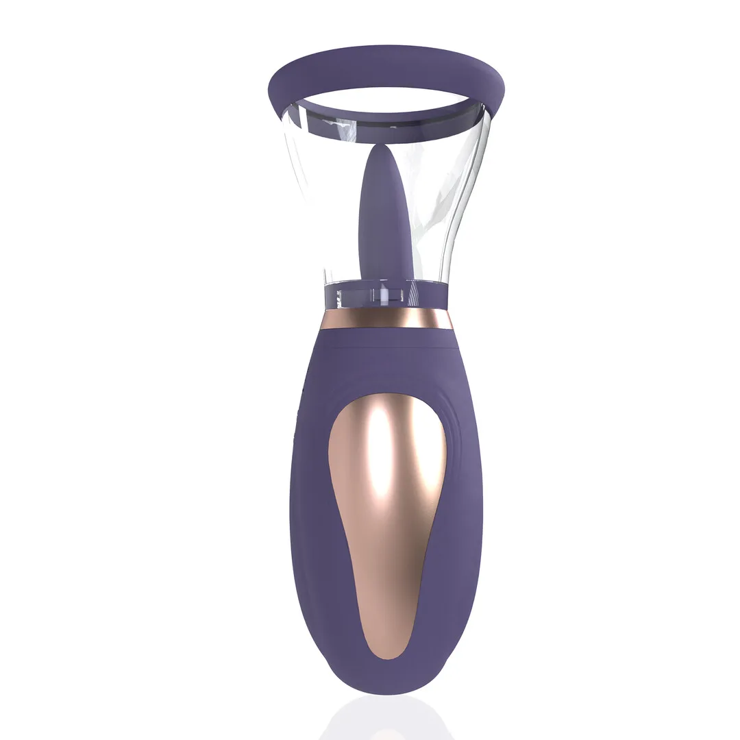 Enhance - Oplaadbare Vulva en Borst Pomp - Paars