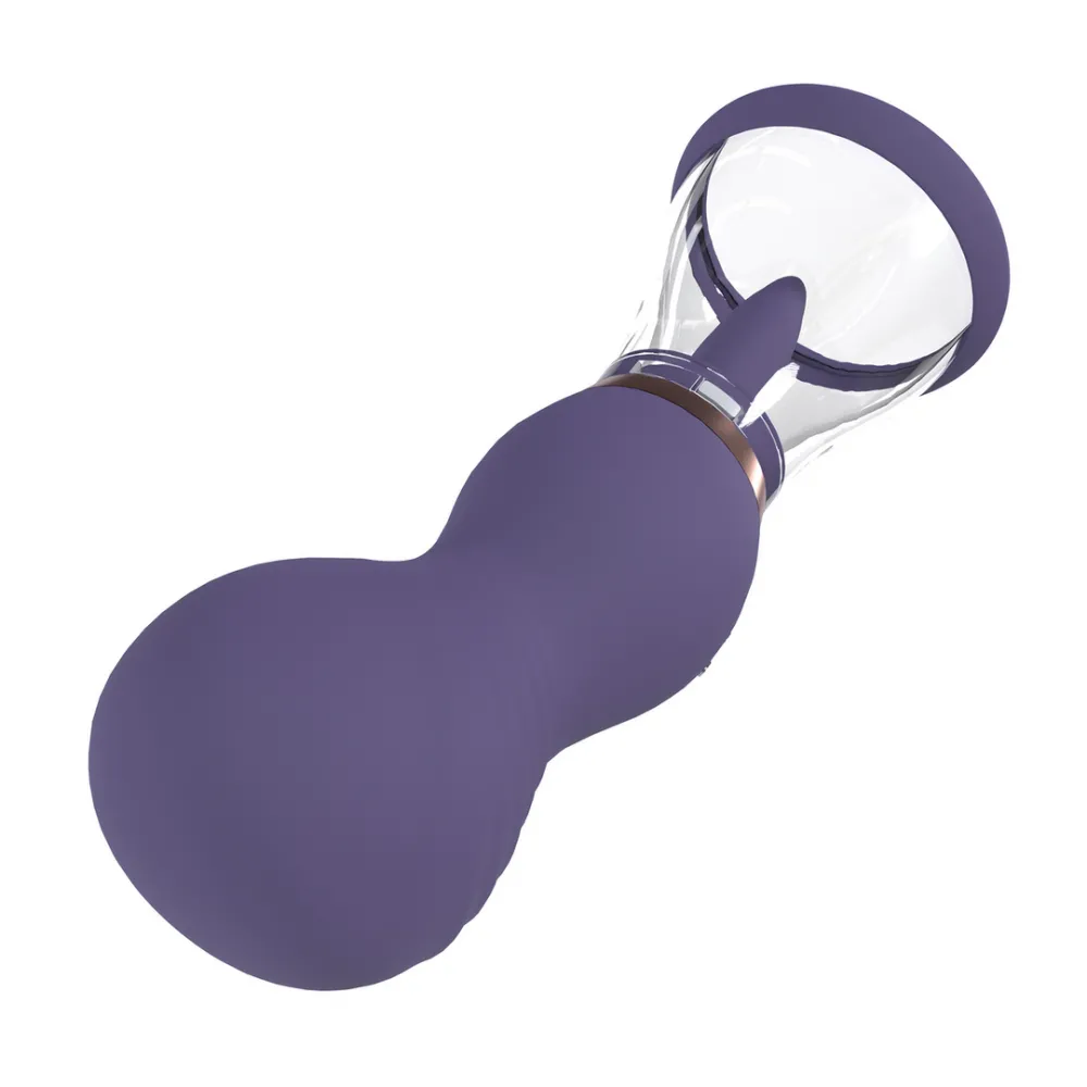 Sensual - Oplaadbare Vulva en Borst Pomp - Paars