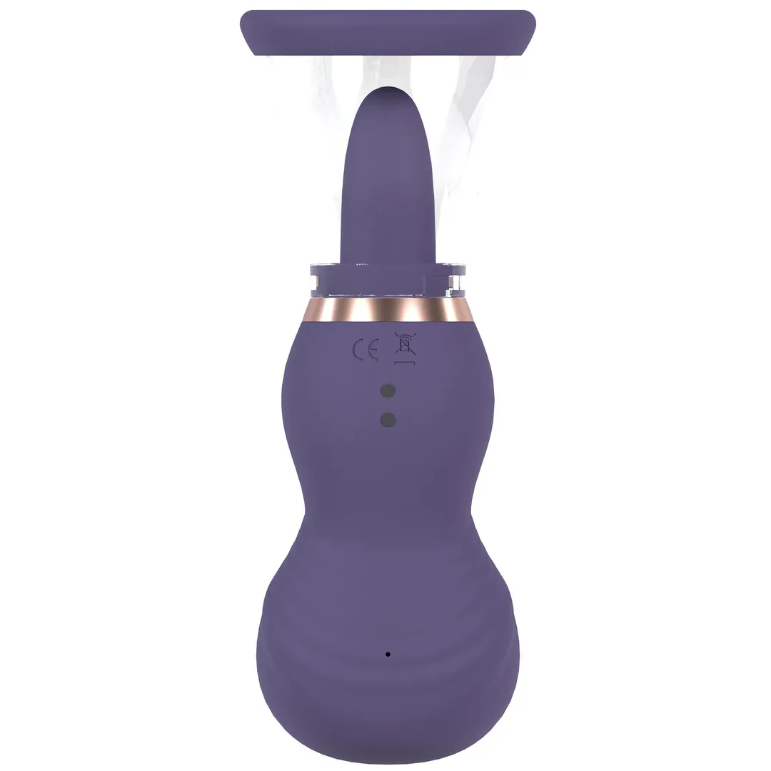 Sensual - Oplaadbare Vulva en Borst Pomp - Paars
