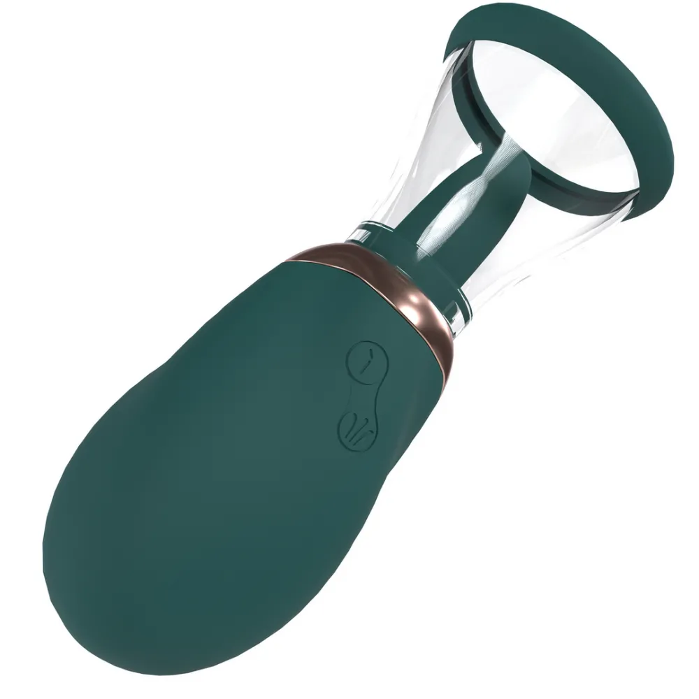 Boost - Oplaadbare Vulva- en Borstpomp - Bosgroen