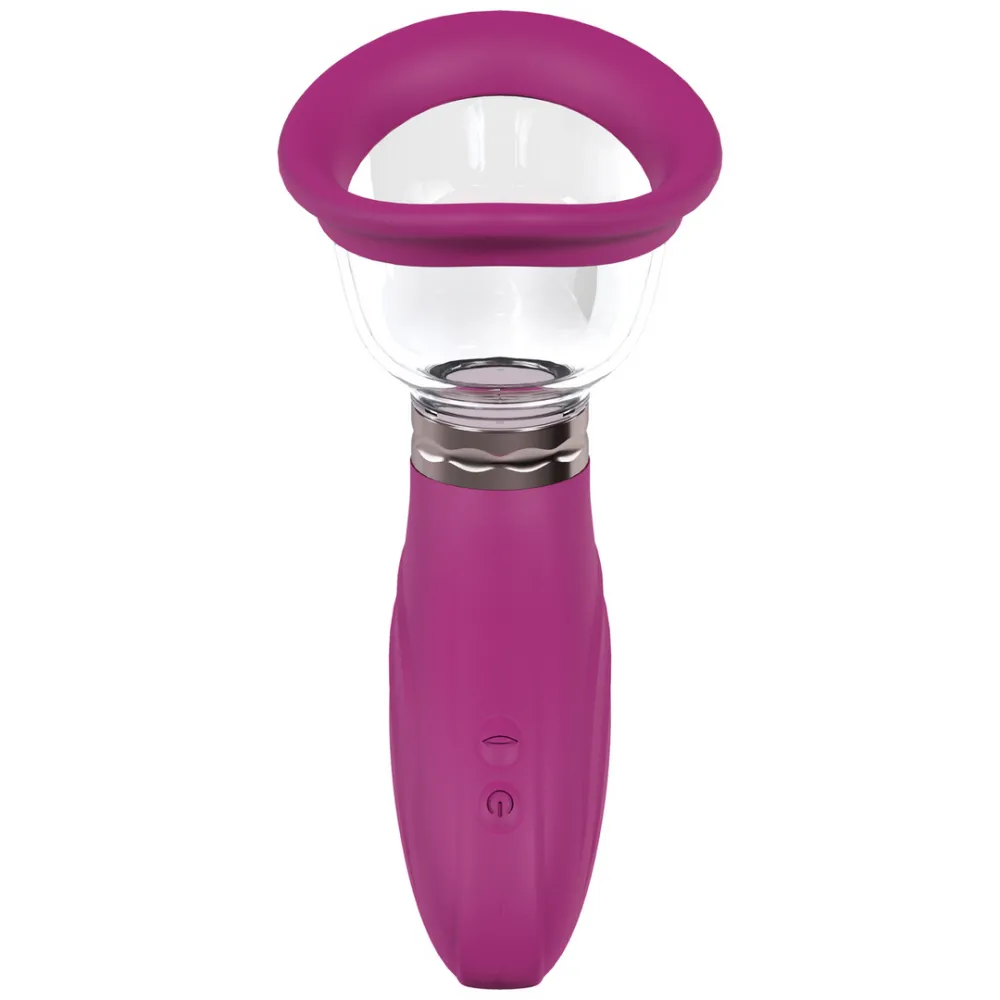 Heerlijke - Oplaadbare Vulva en Borst Pomp - Roze