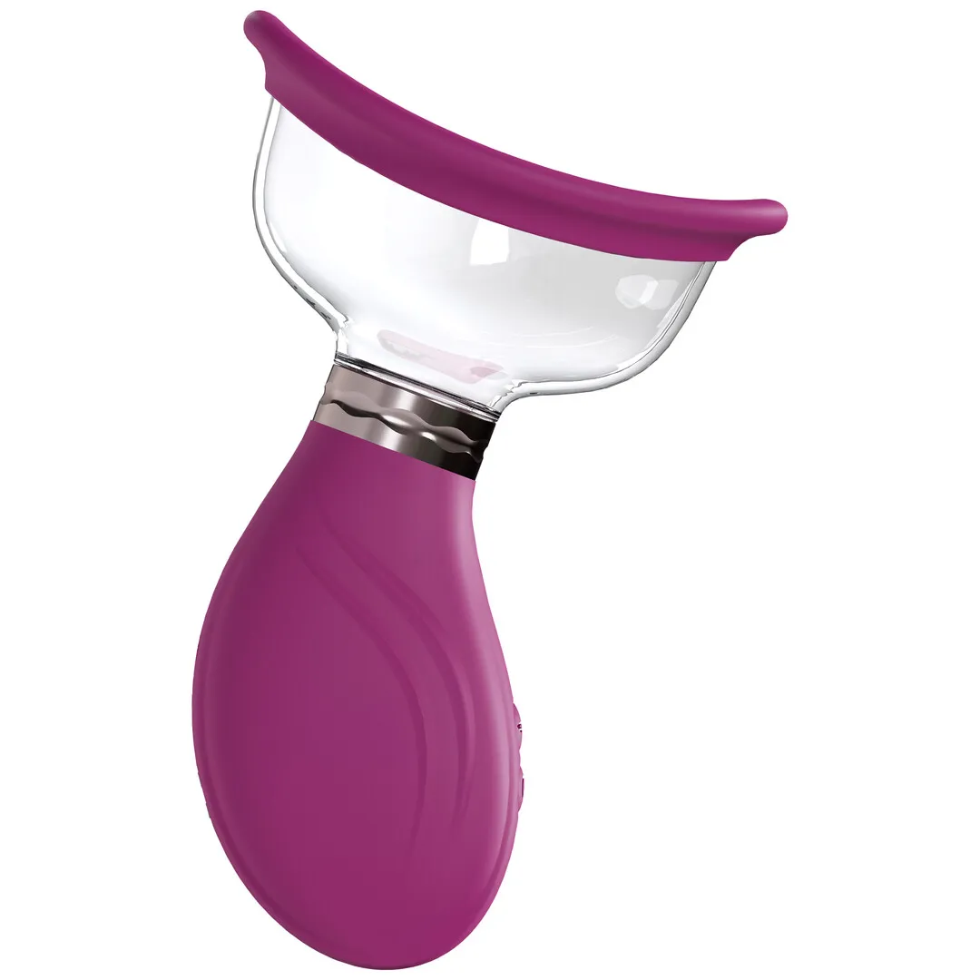 Heerlijke - Oplaadbare Vulva en Borst Pomp - Roze