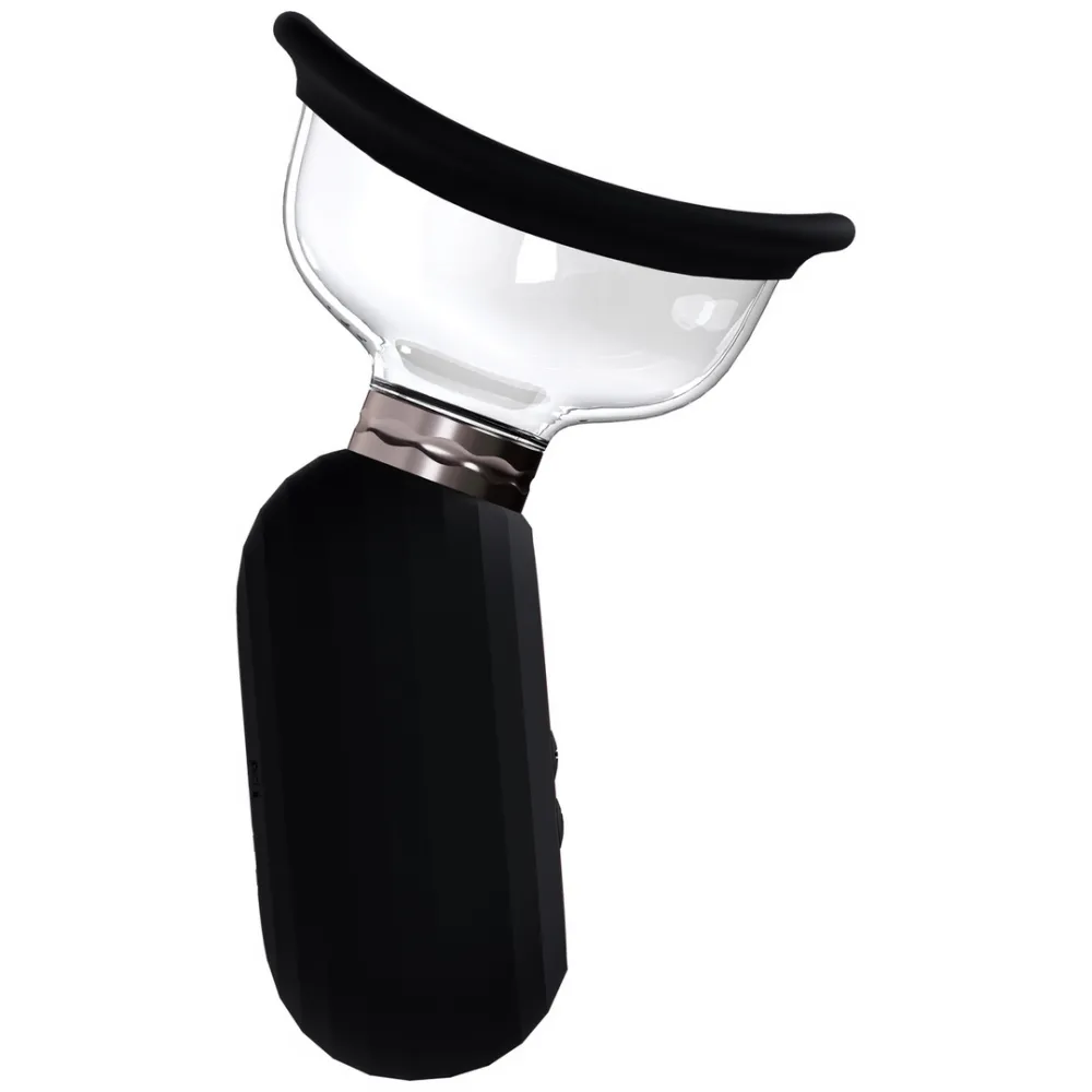 Dazzling - Oplaadbare Vulva en Borst Pomp - Zwart