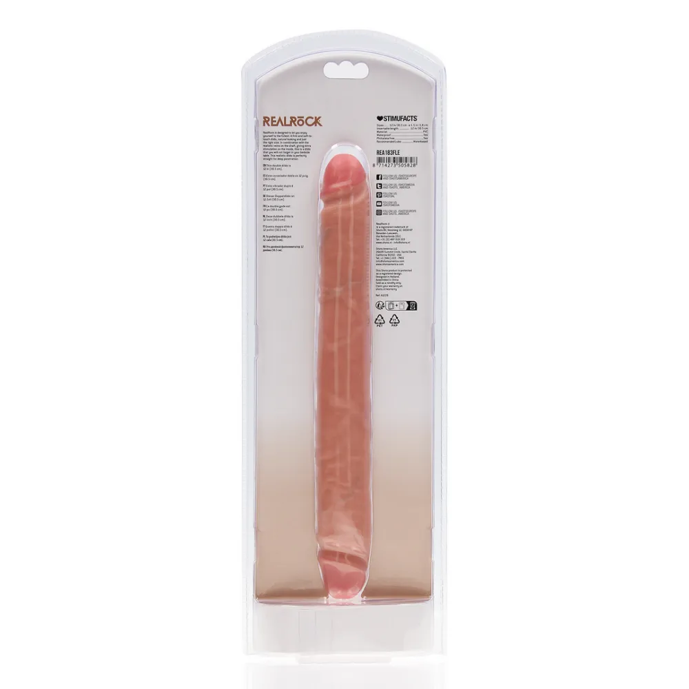 Slim Double Ended Dong 30,5 cm - Flesh
