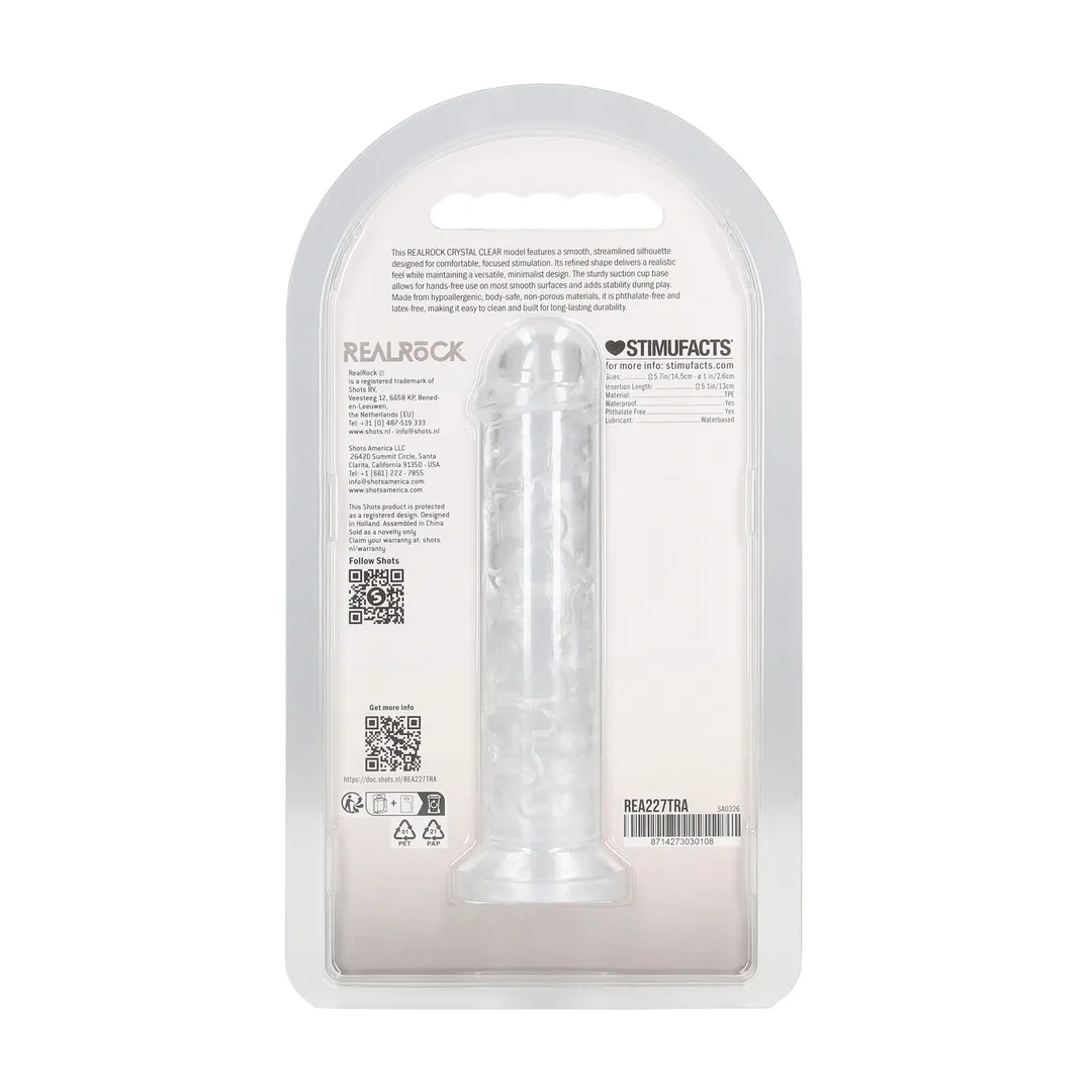 Realistische Dildo - 5 / 12,7 cm - Transparant