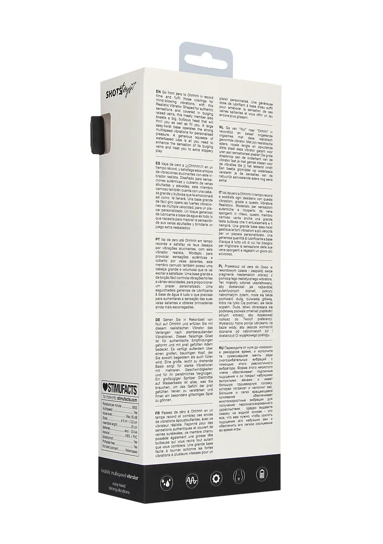 Realistische Multispeed Vibrator