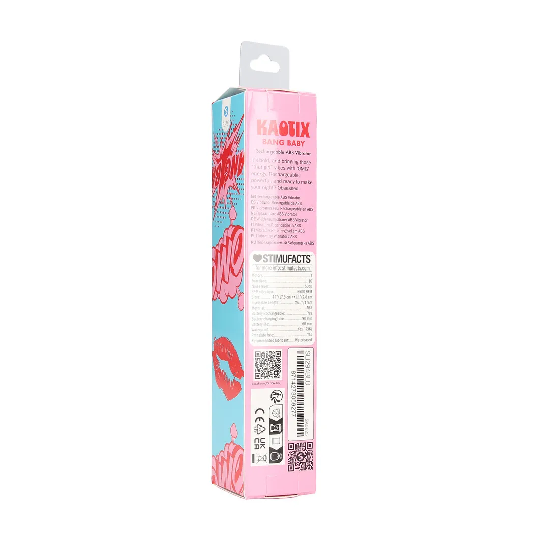 Kaotix - Bang Baby - Oplaadbare Vibrator - Blauw