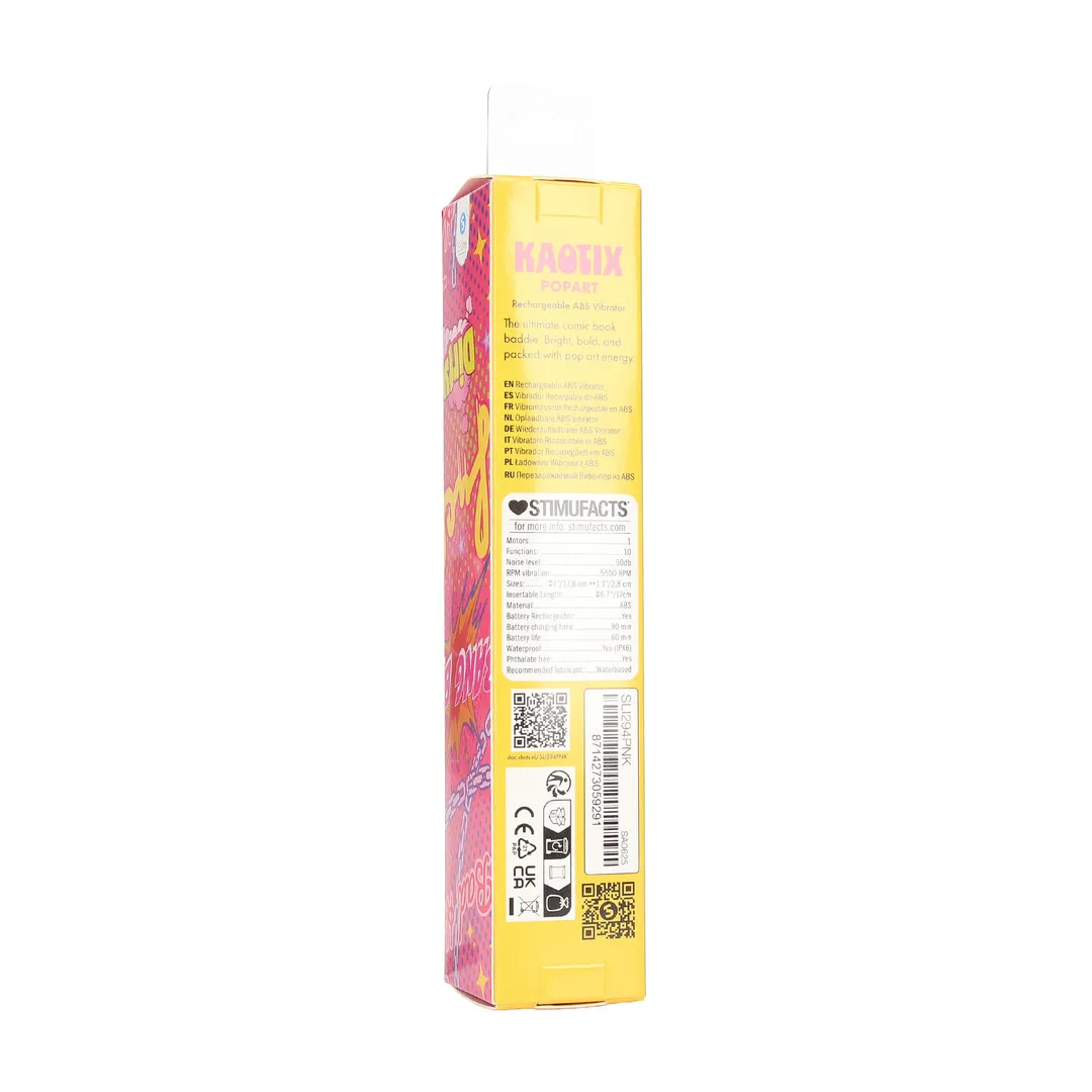 Kaotix - Pop Art - Oplaadbare Vibrator - Roze