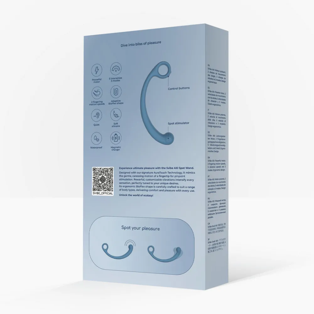 AXI - Spot Wand met Vingerbeweging - Blue Lagoon