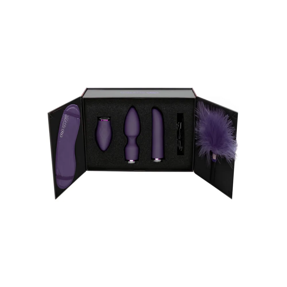 Pleasure Kit #4 - Vibrator met Verschillende Opzetstukken