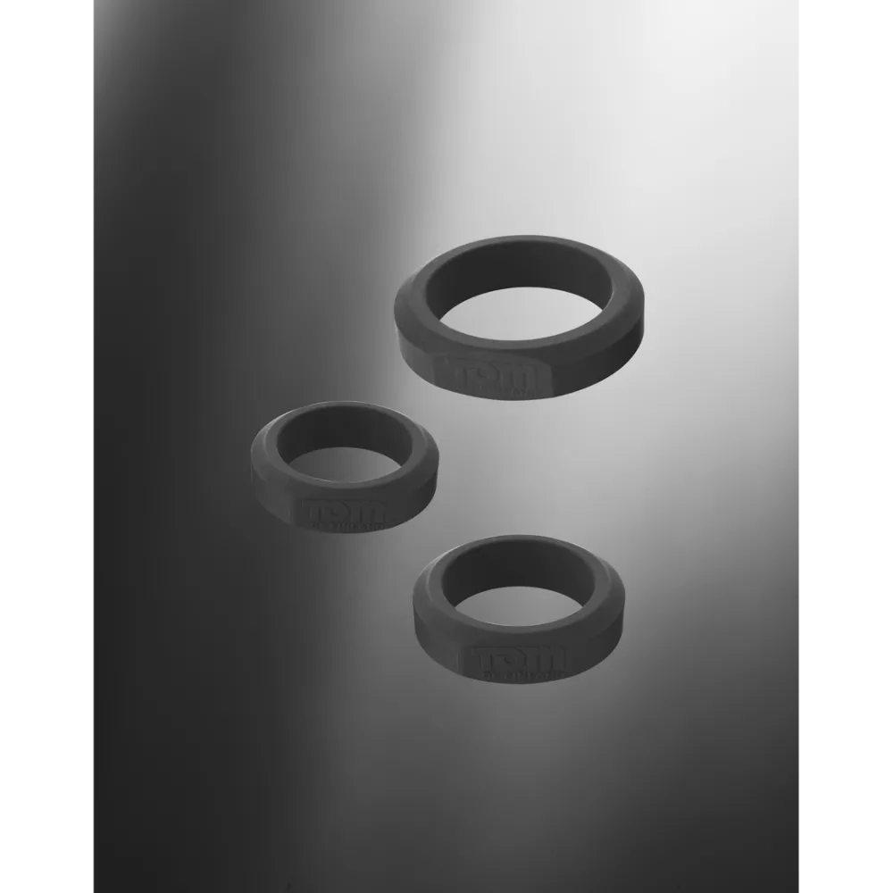 3-delige silicone cockring set