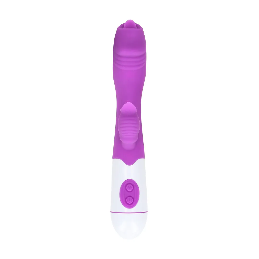 Batterij Tong Vibrator - Paars