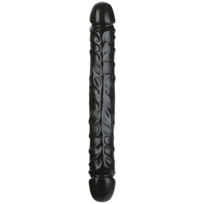 Jr. Veined Double Header - Dildo met Dubbele Einden - 12 / 30 cm