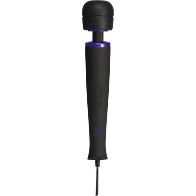 Power Wand - Ultra-Powerful Silicone Wand Massager - Zwart