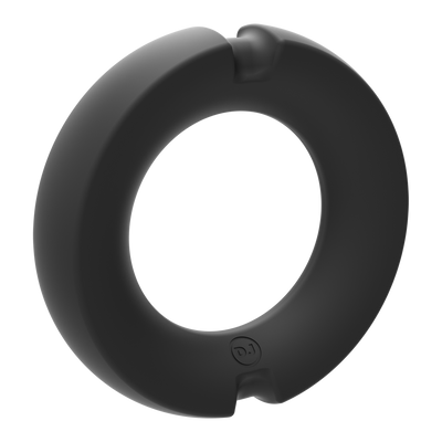 De Paradox - Silicone/Metal Cock Ring - 35mm - Zwart