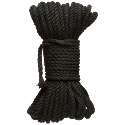Bind en Tie - 6mm Jute Bondage Touw - 50 ft - Zwart