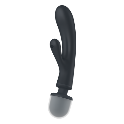Triple Lover - Hybride Wand Vibrator - Grijs