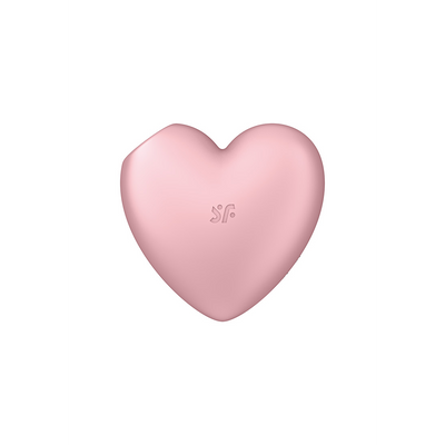 Cutie Heart - Air Pulse Stimulator en Vibratie - Licht Rood