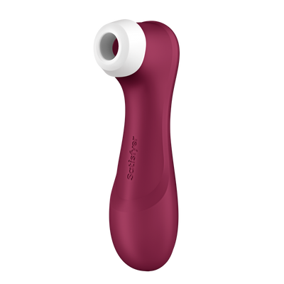 Pro 2 Generatie 3 - Double Air Pulse Vibrator - Liquid Air en Connect App - Wijnrood