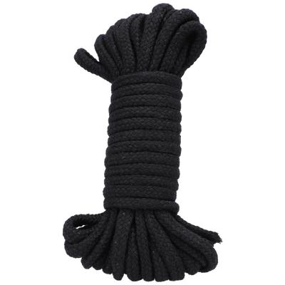 Katoenen Touw - 32 ft - Zwart
