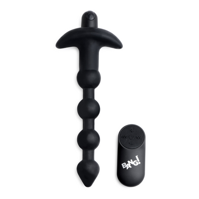 Vibrerende Silicone Anale Ballen en Afstandsbediening