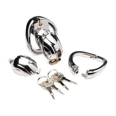 Deluxe Vergrendelbare Chastity Cage