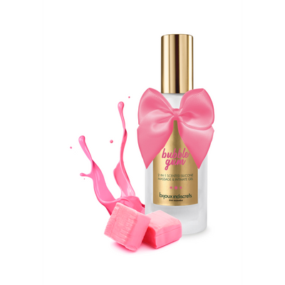 2 in 1 Silicone Massage Gel en Intimate Gel - Bubblegum - 3 fl oz / 100 ml