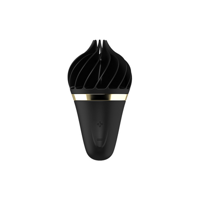 Sweet Treat - Stimulerende Tongue Spinnator - Zwart/Goud
